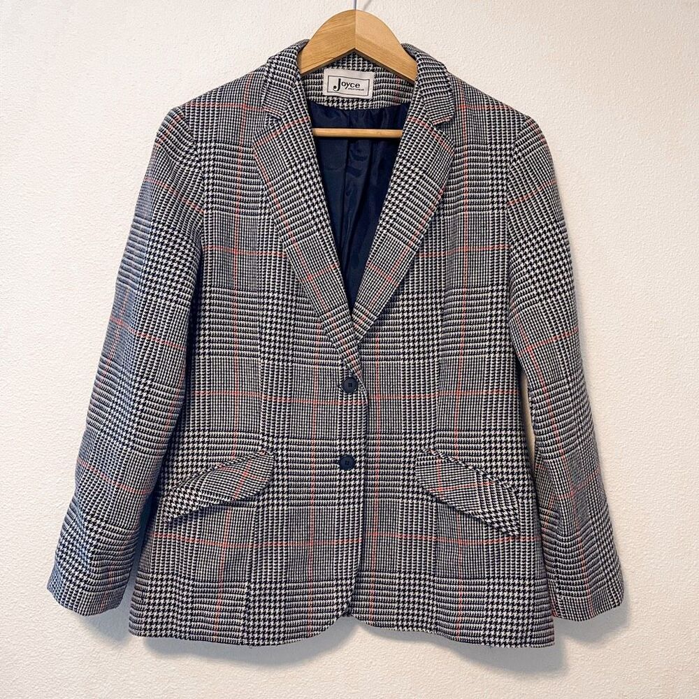 Vintage Joyce Sportswear Plaid Blazer Size L